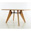 Table de bois massif de style moderne de style simple